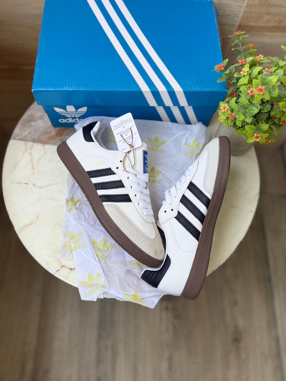 ADIDAS ORIGINALS SAMBA BASIC WHITE