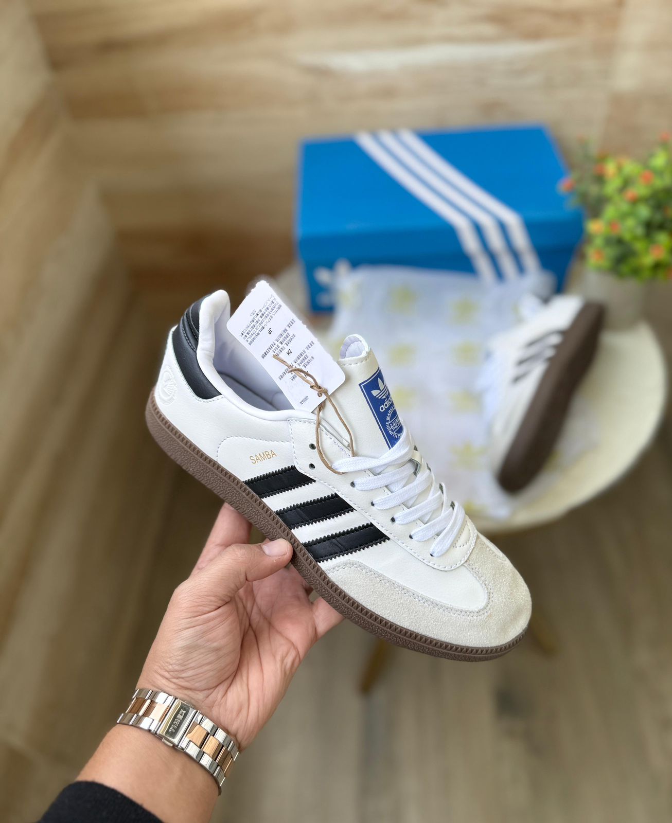 ADIDAS ORIGINALS SAMBA BASIC WHITE