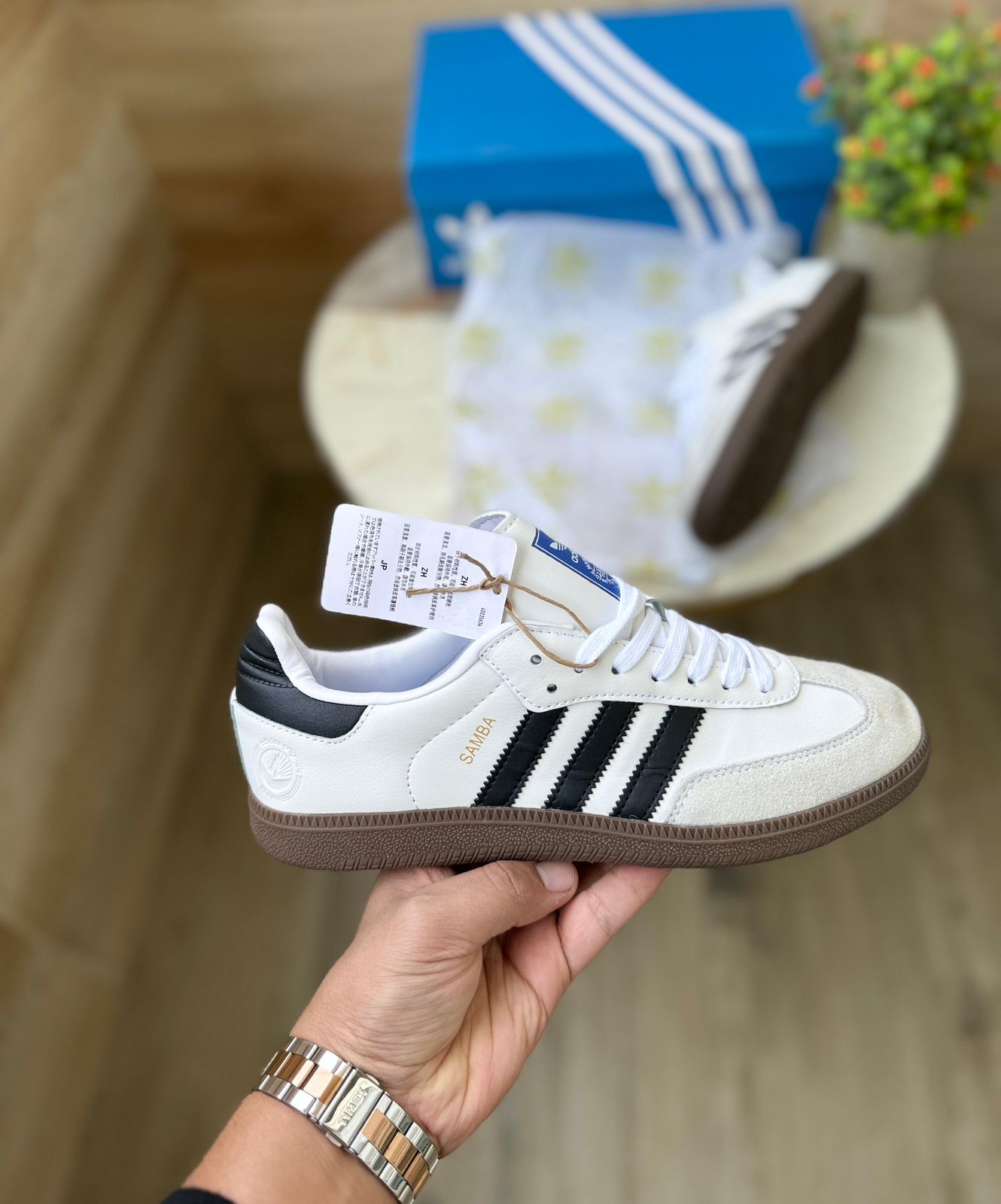 ADIDAS ORIGINALS SAMBA BASIC WHITE